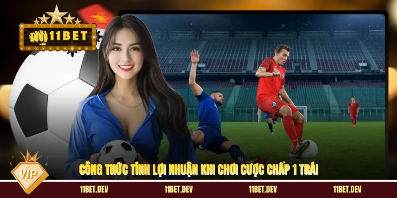 Công thức tính lợi nhuận khi chơi cược chấp 1 trái